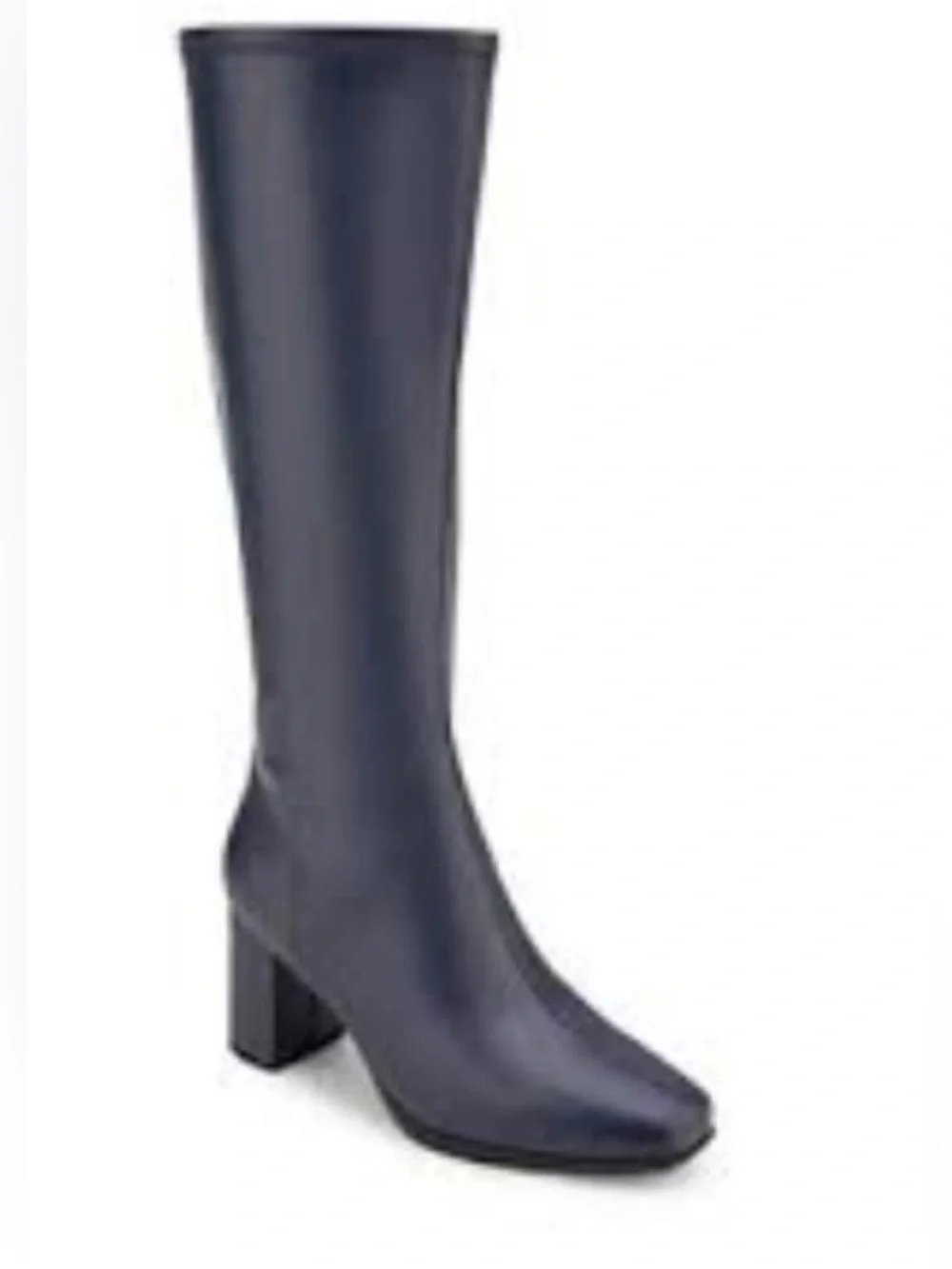 New Aerosoles Micah Tall Knee High Boot Women’s Navy Blue,Sz 10W with minor Stor